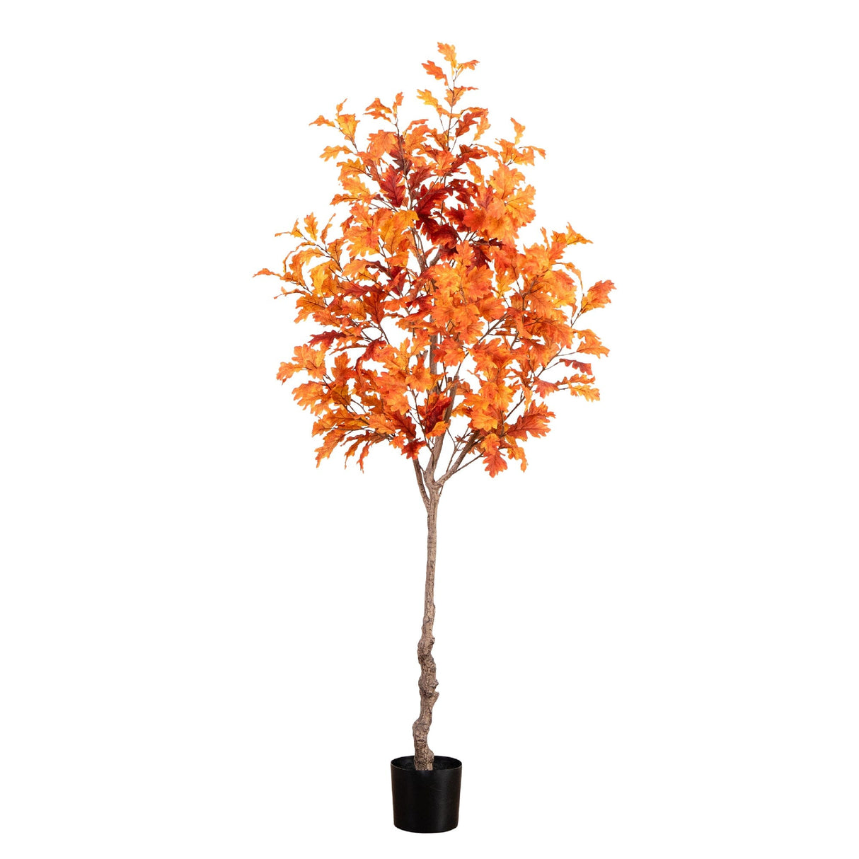 7’ Autumn Oak Artificial Fall Tree-Tree-Parc Decor