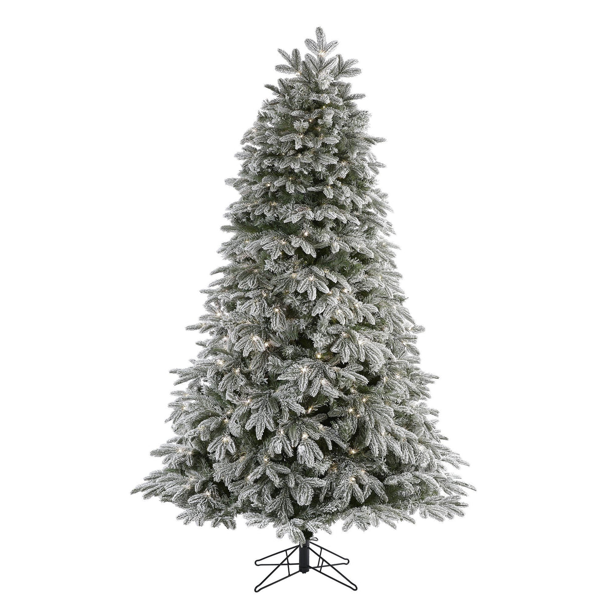 7' Flocked Colorado Mountain Fir Artificial Christmas Tree-Christmas Tree-Parc Decor
