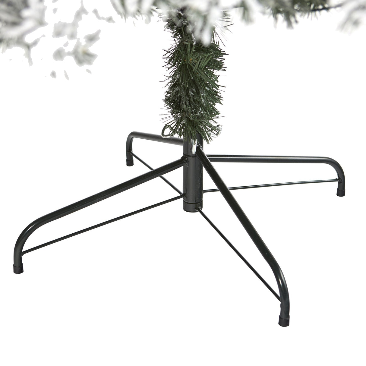 7' Flocked West Virginia Fir Artificial Christmas Tree-Christmas Tree-Parc Decor