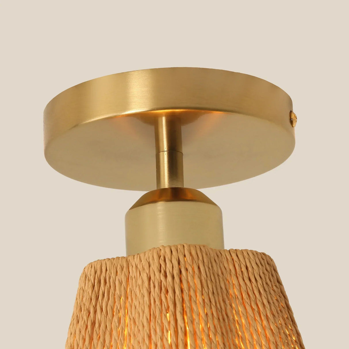 7 Inch Yves 1-Light Semi-Flush Mount Ceiling Light