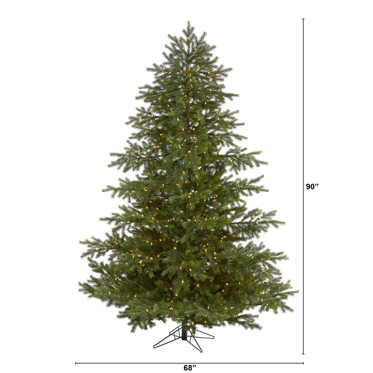 7.5' South Carolina Spruce Real Touch Artificial Christmas Tree-Christmas Tree-Parc Decor