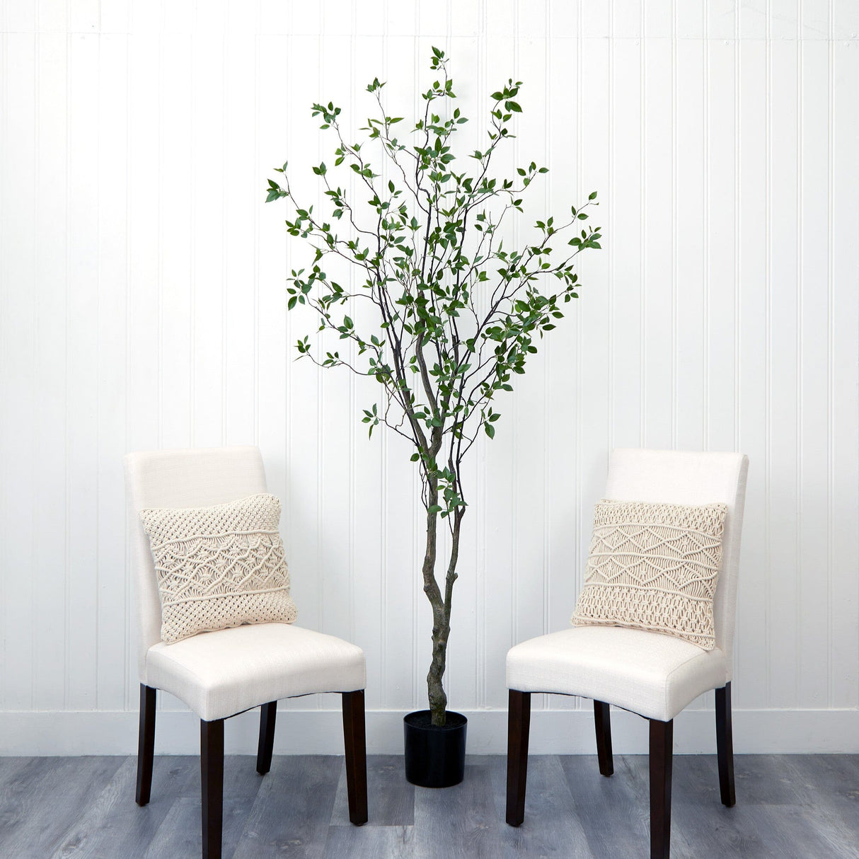 8' Minimalist Citrus Artificial Tree-Tree-Parc Decor