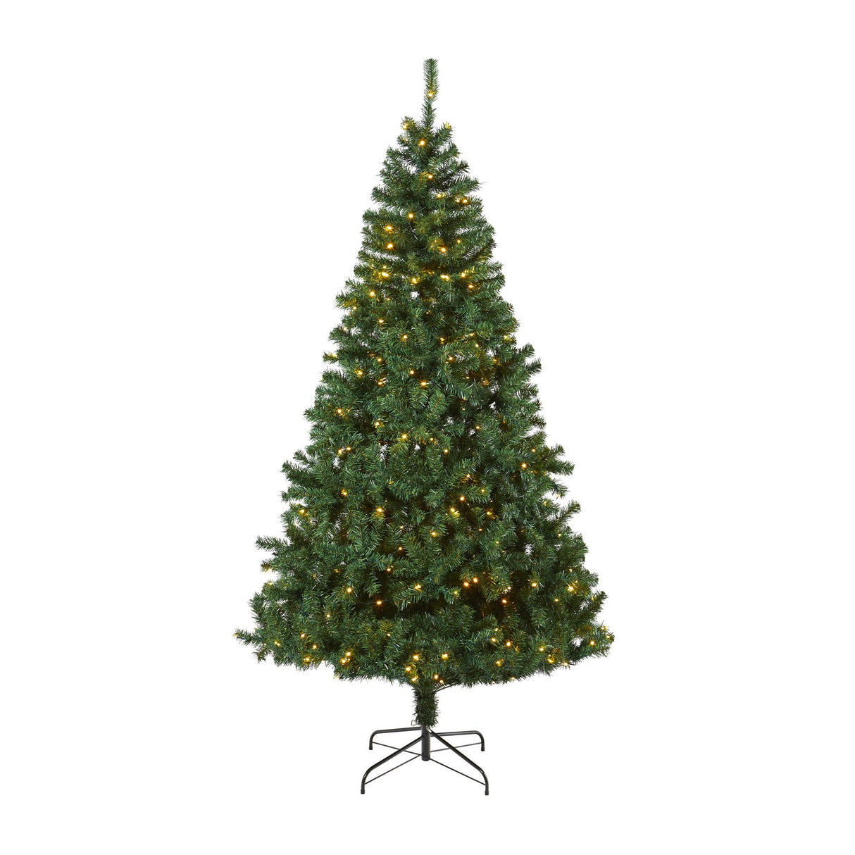 8' Northern Tip Artificial Christmas Tree with 450 Clear LED Lights-Christmas Tree-Parc Decor
