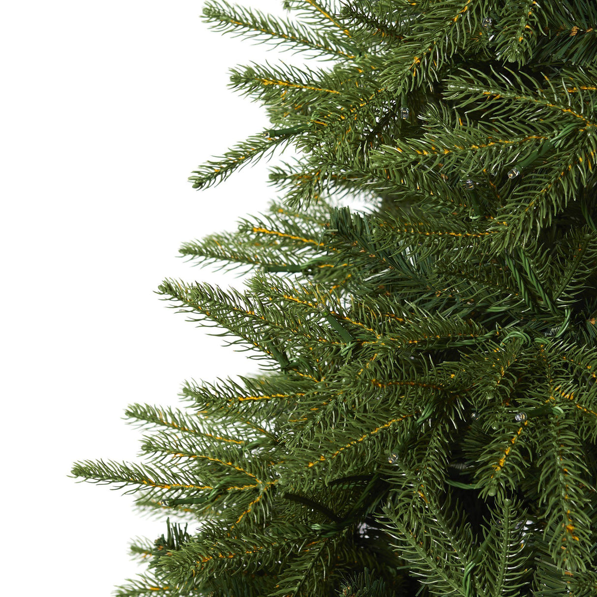 8’ Vancouver Fir “Natural Look” Artificial Christmas Tree with 700 Clear LED Lights and 3470 Bendable Branches-Christmas Tree-Parc Decor