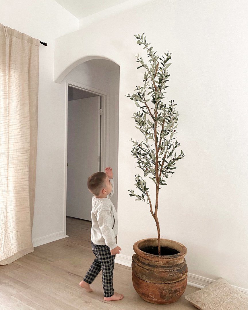 82” Artificial Olive Tree-Parc Decor