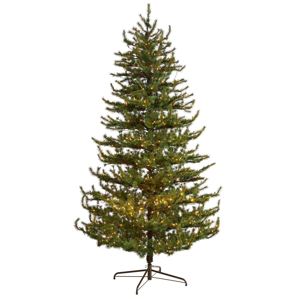 9’ Vancouver Mountain Pine Artificial Christmas Tree with 750 Clear Lights and 2583 Bendable Branches-Parc Decor