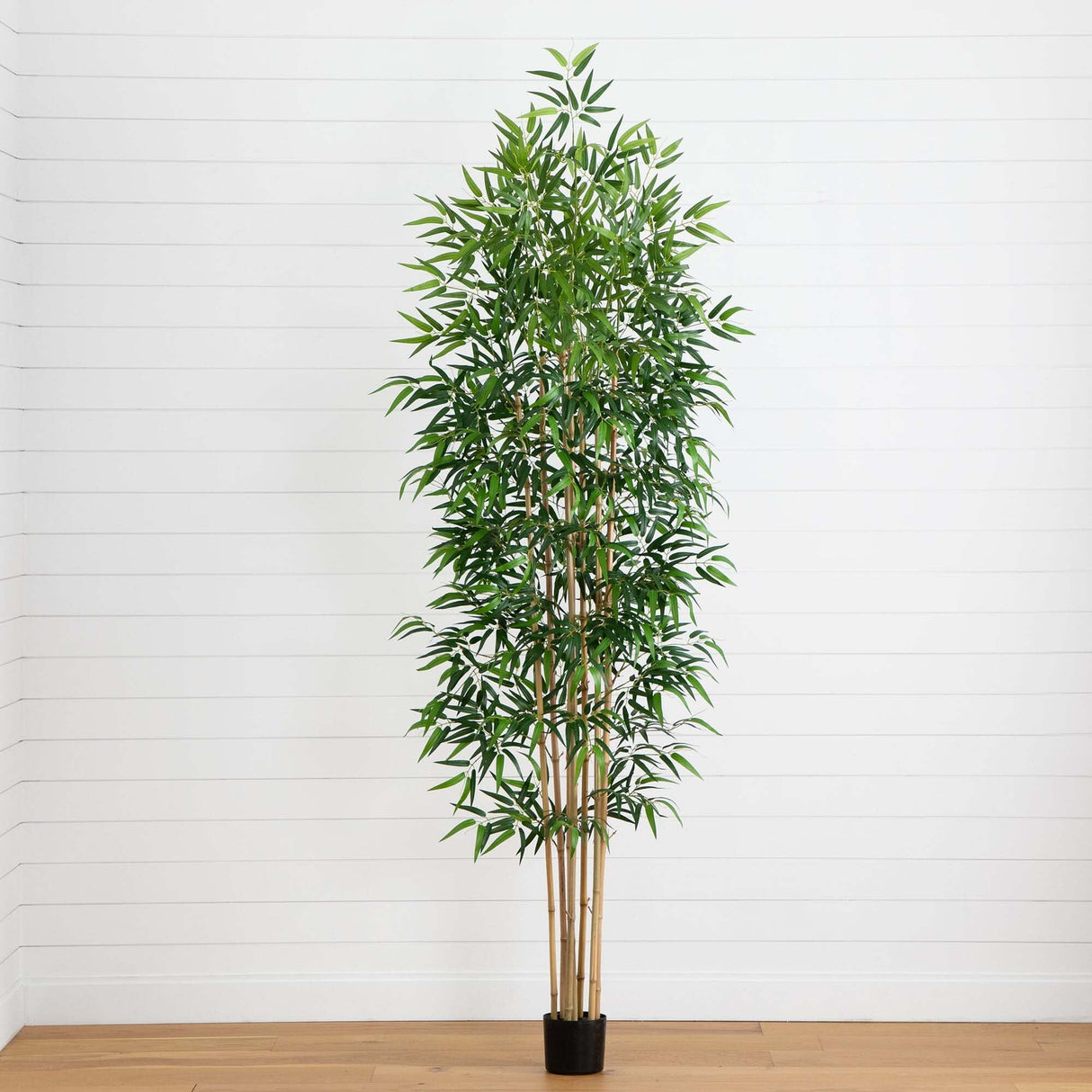 9’ Artificial Bamboo Tree with Real Bamboo Trunks-Tree-Parc Decor