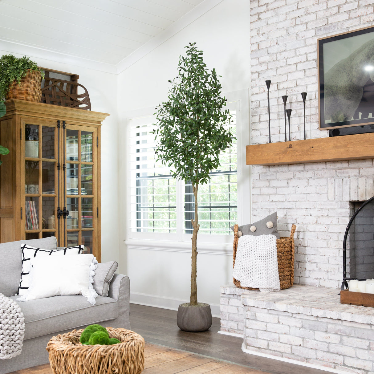 9’ Artificial Olive Tree-Tree-Parc Decor