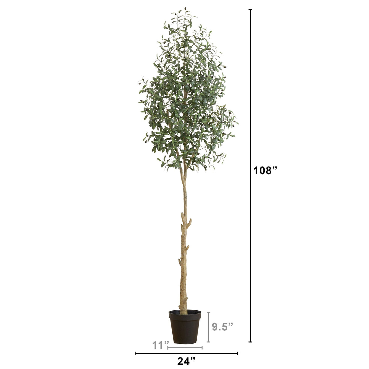 9’ Artificial Olive Tree-Tree-Parc Decor