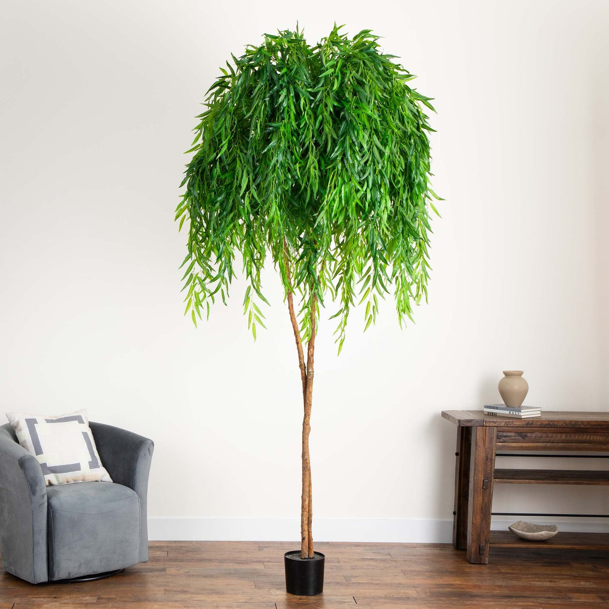 9’ Willow Artificial Tree (Real Touch)-Tree-Parc Decor
