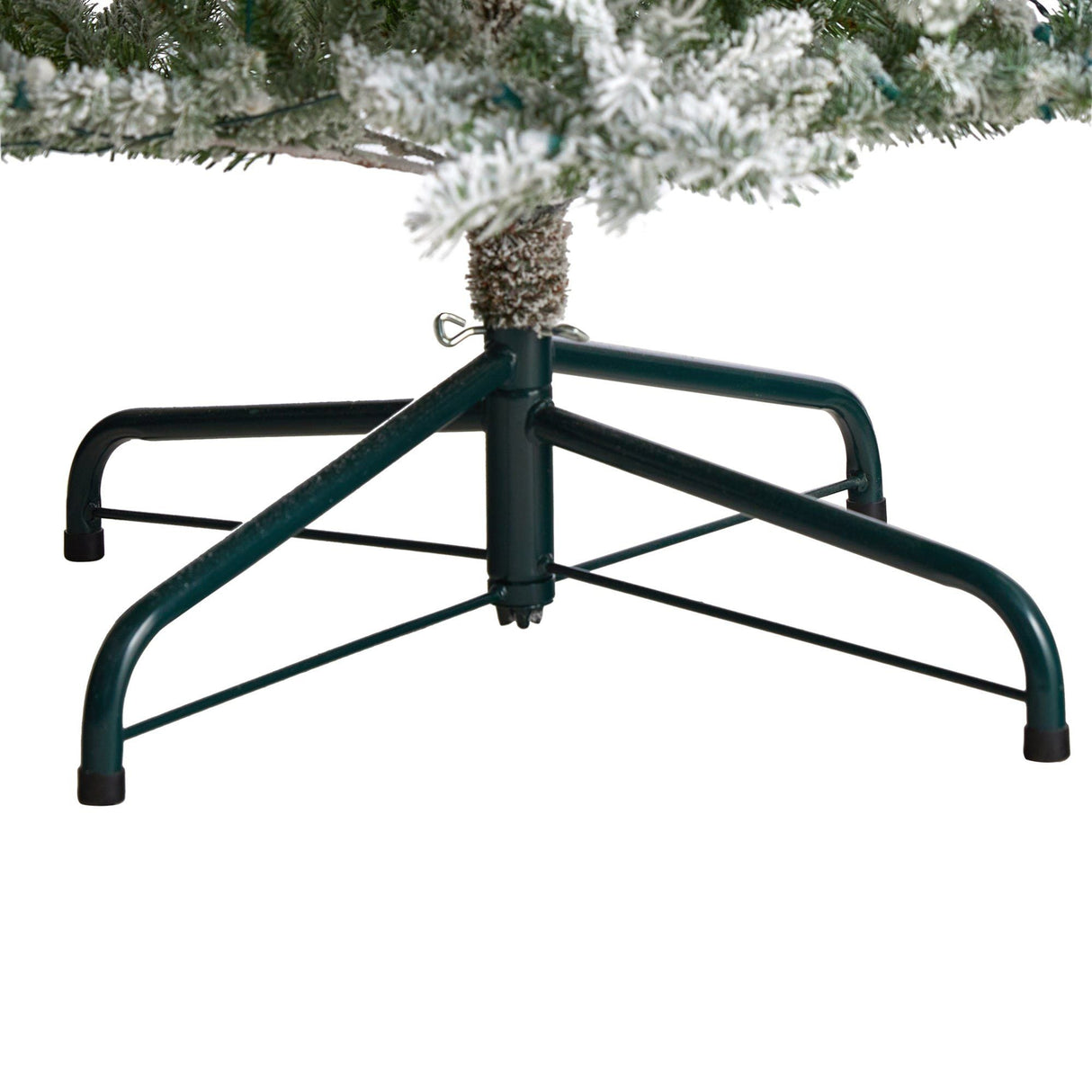 9.5’ Slim Flocked Nova Scotia Spruce Artificial Christmas Tree-Parc Decor