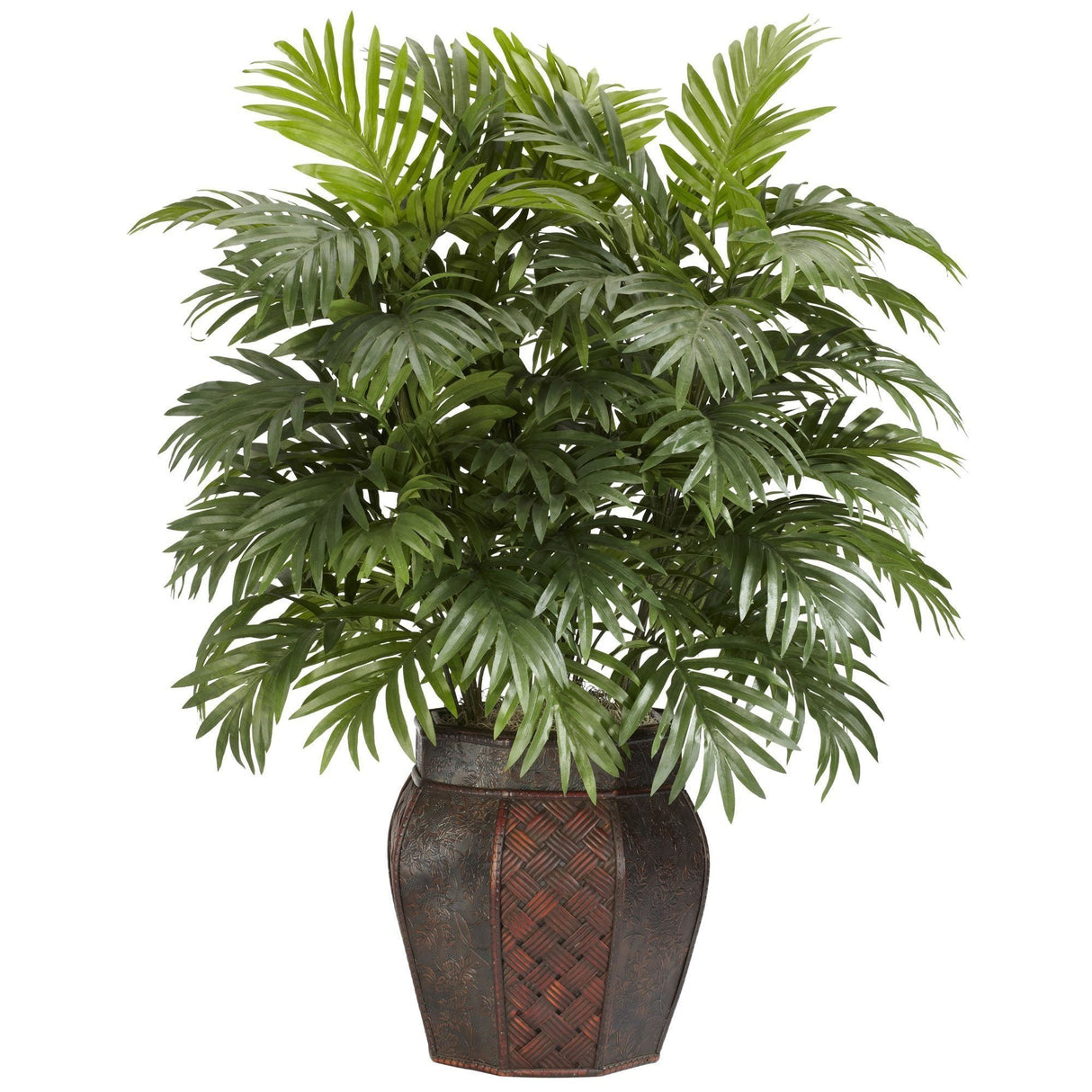 Areca Palm w/Vase Silk Plant-Parc Decor