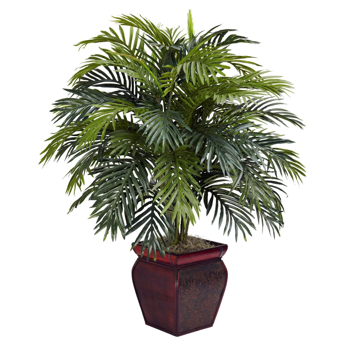 Areca w/Decorative Planter Silk Plant-Parc Decor