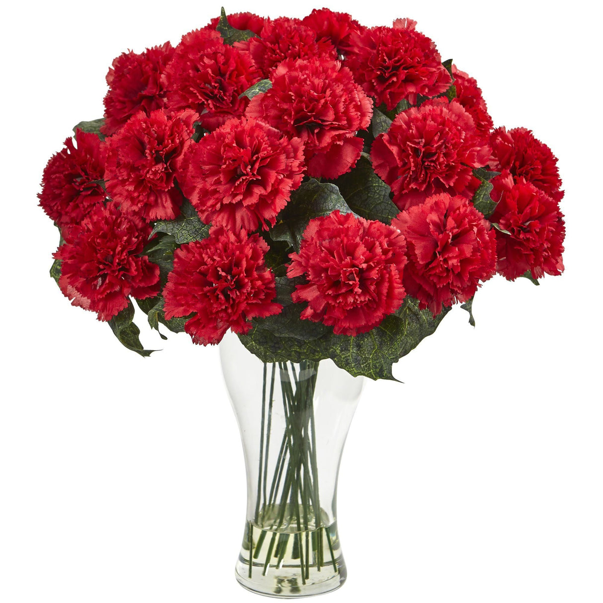 Blooming Carnation Arrangement w/Vase-Parc Decor