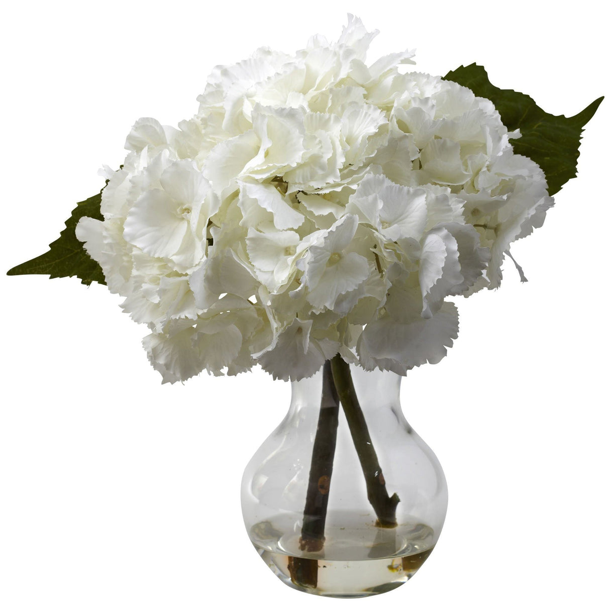 Blooming Hydrangea w/Vase Arrangement-Parc Decor