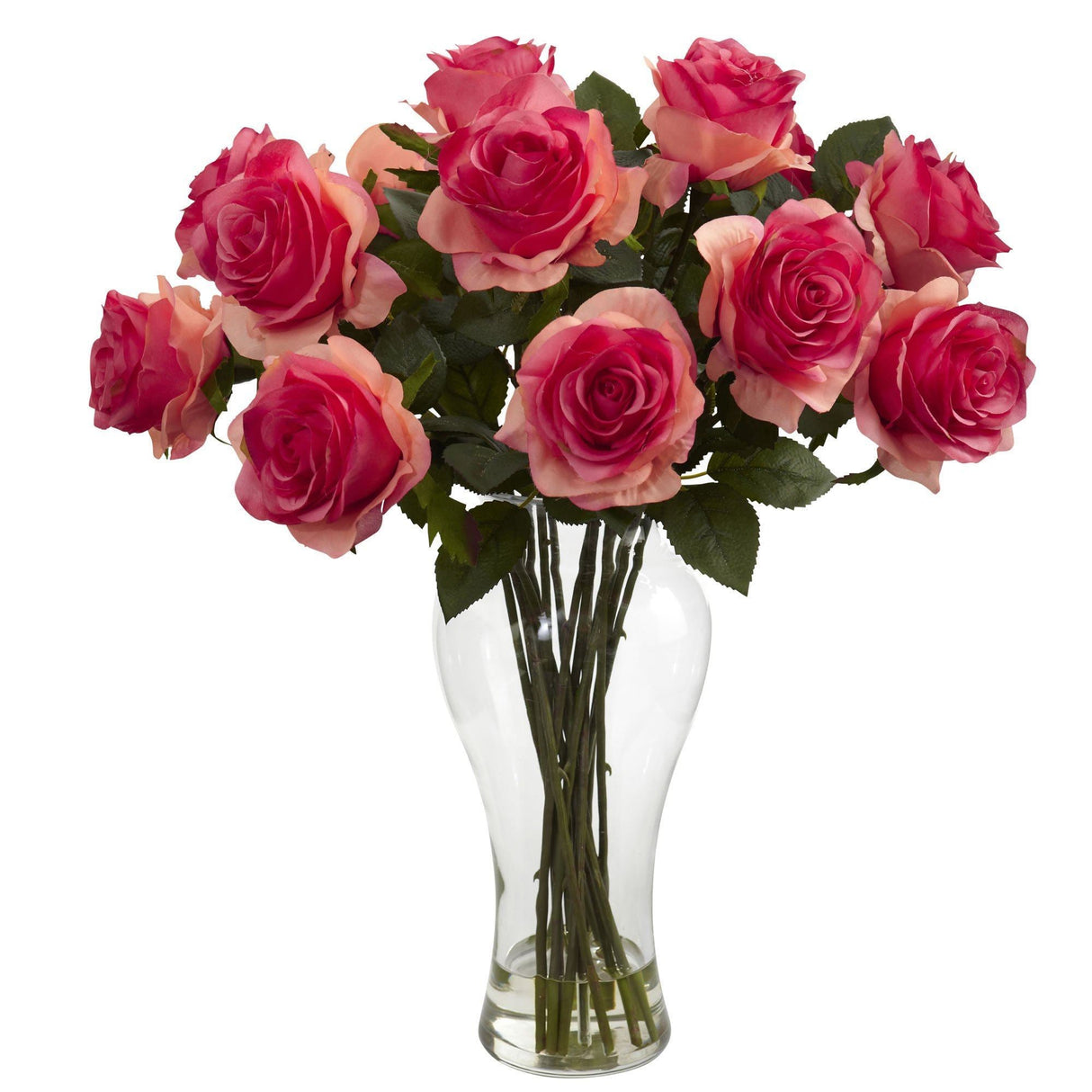 Blooming Roses w/Vase-Parc Decor