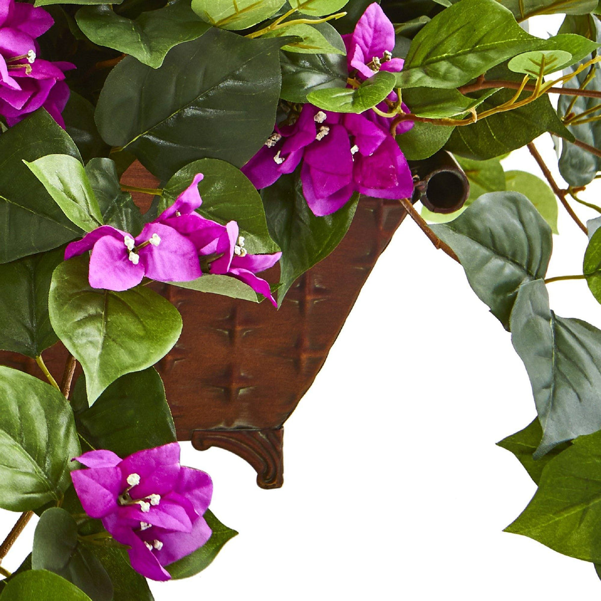 Bougainvillea in Metal Planter-Parc Decor