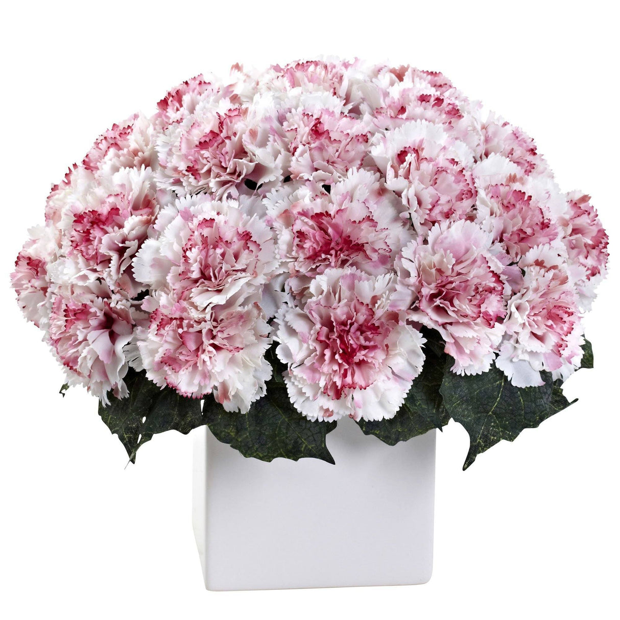 Carnation Arrangement w/Vase-Parc Decor