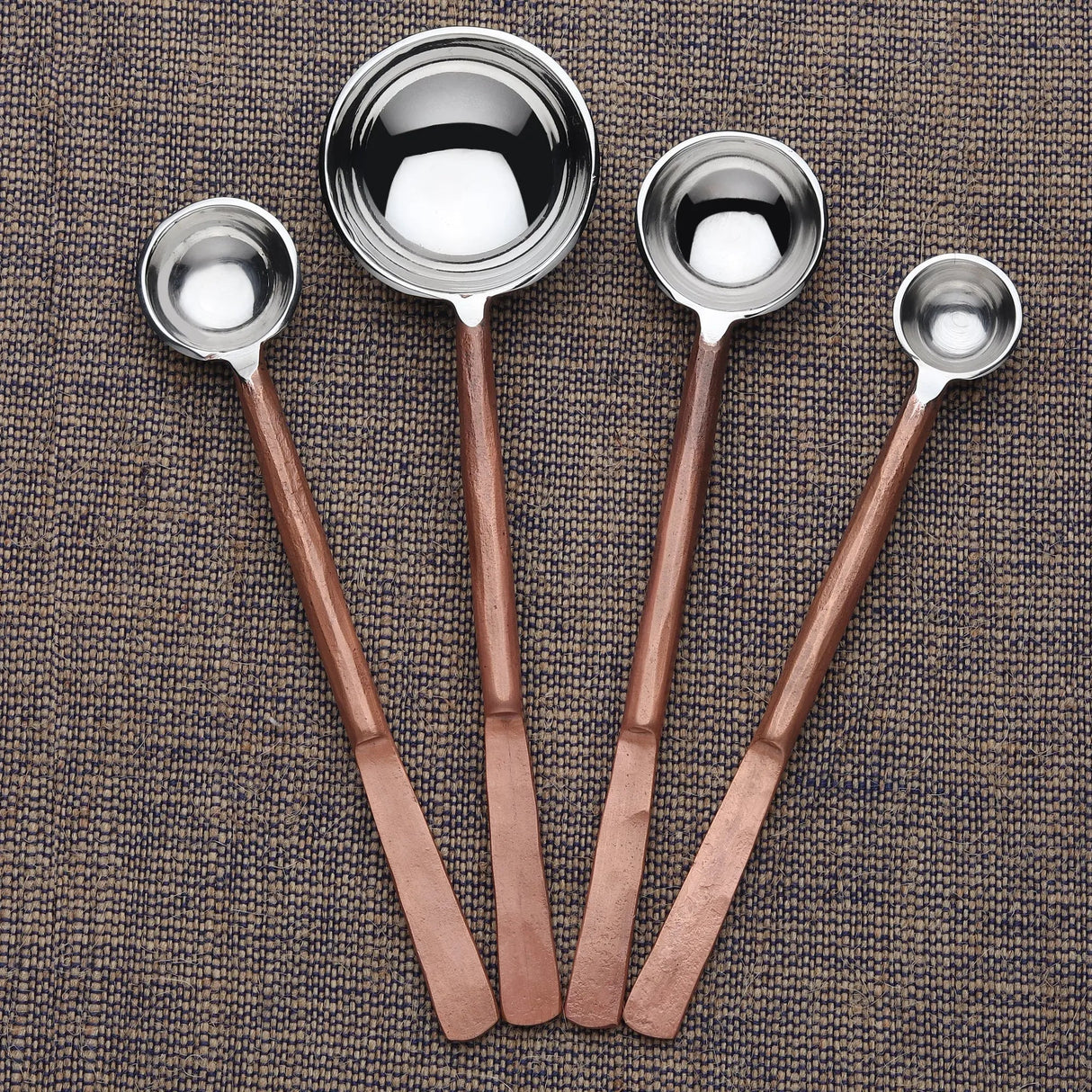 Celia Copper Measuring Spoons Set-Parc Decor