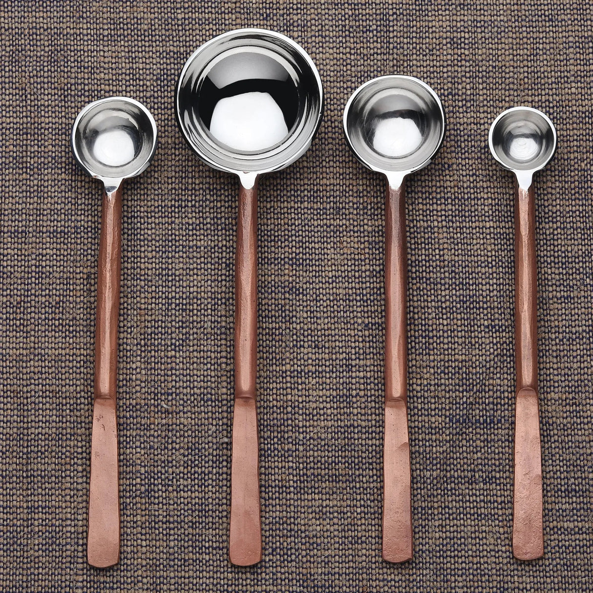 Celia Copper Measuring Spoons Set-Parc Decor