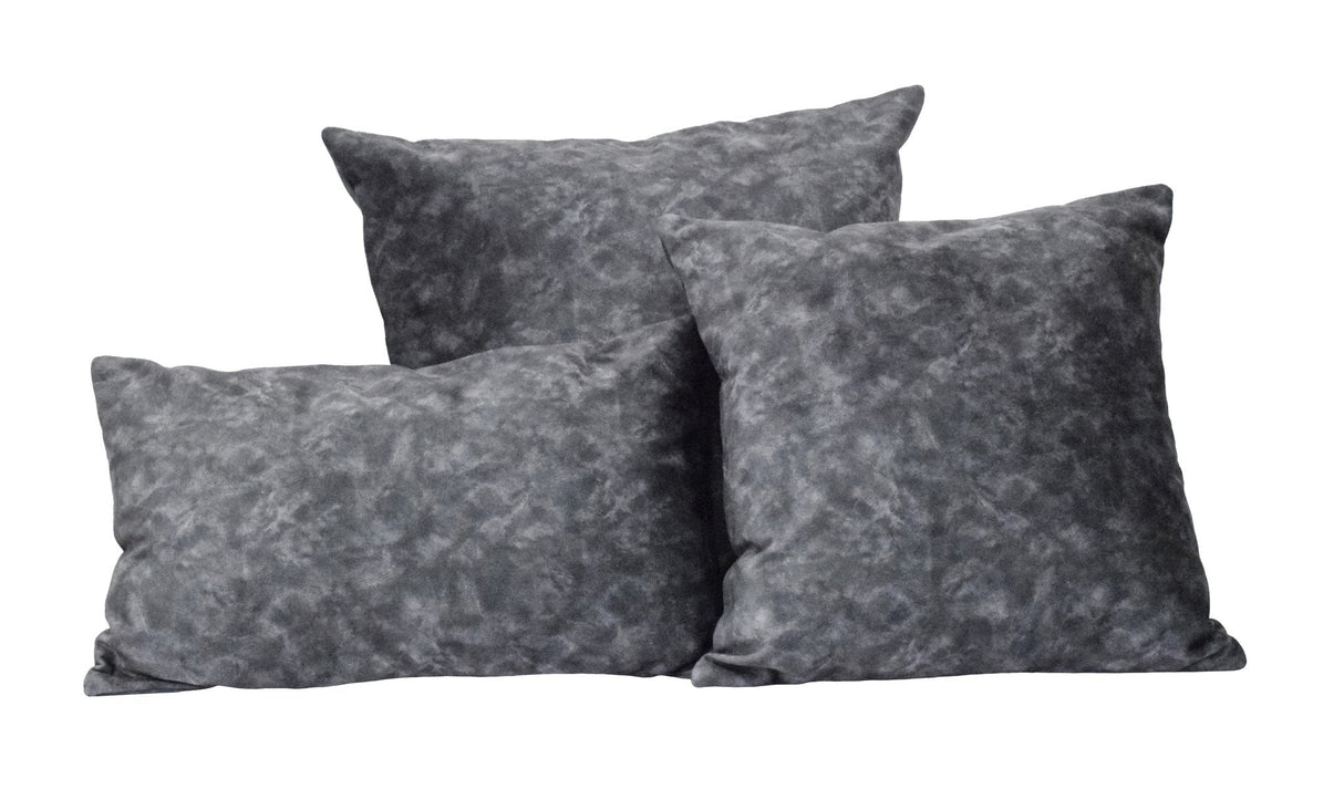 Charcoal Square and Lumbar Luxury Velvet Pillow | TRDPL03-Parc Decor