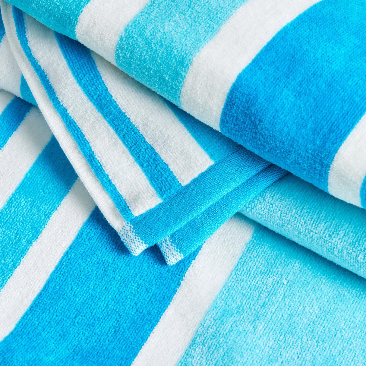Cotton Velour Cabana Stripe Beach Towel – Novia Collection-Parc Decor
