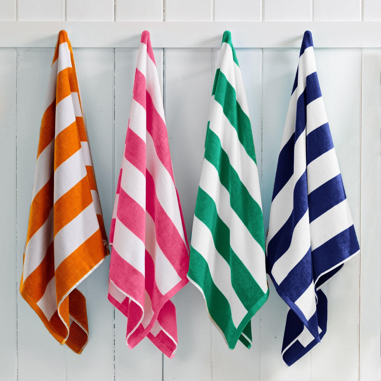 Cotton Velour Cabana Stripe Beach Towel – Novia Collection-Parc Decor