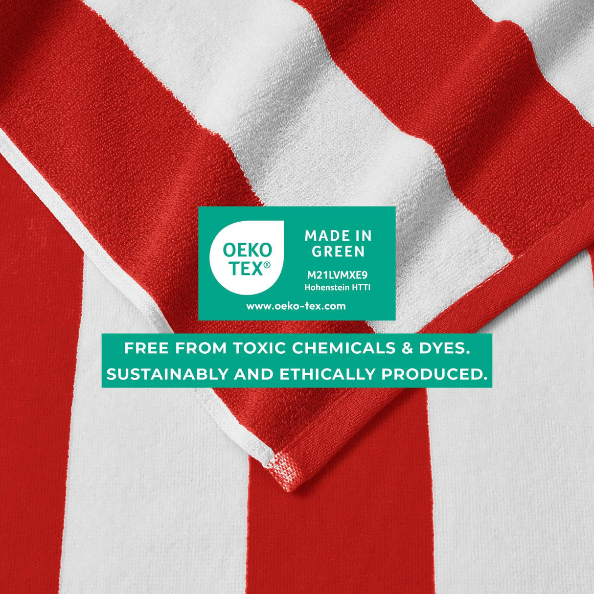 Cotton Velour Cabana Stripe Beach Towel – Novia Collection-Parc Decor