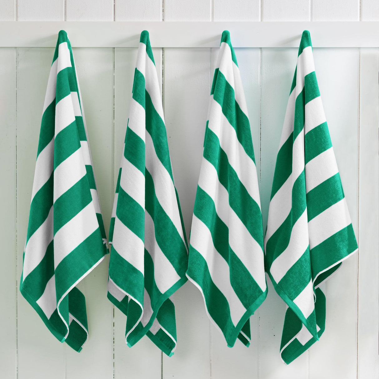 Cotton Velour Cabana Stripe Beach Towel – Novia Collection-Parc Decor