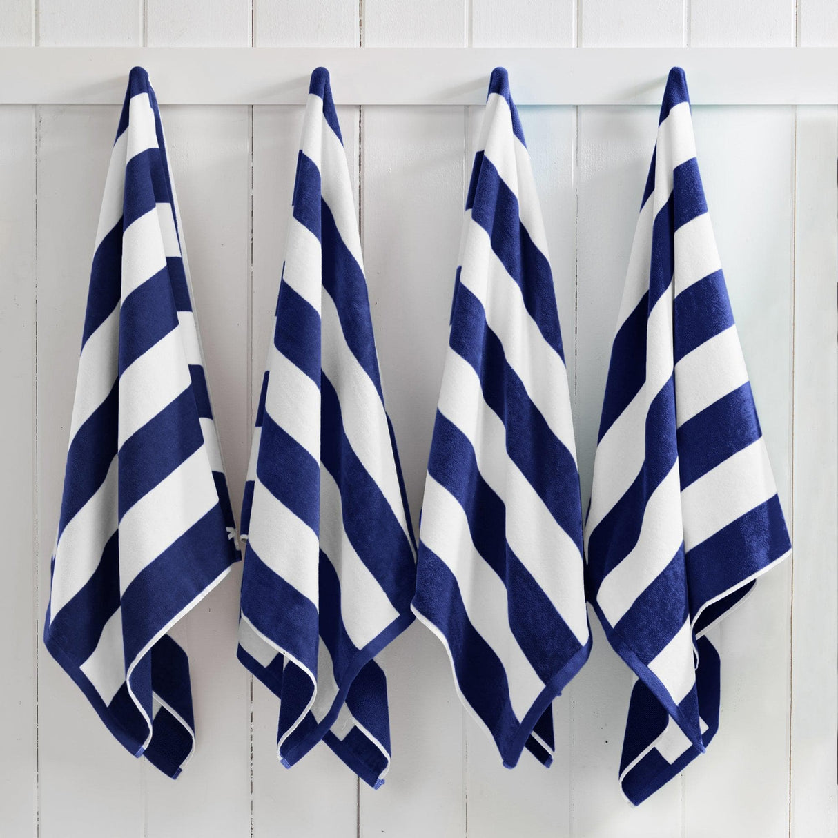 Cotton Velour Cabana Stripe Beach Towel – Novia Collection-Parc Decor