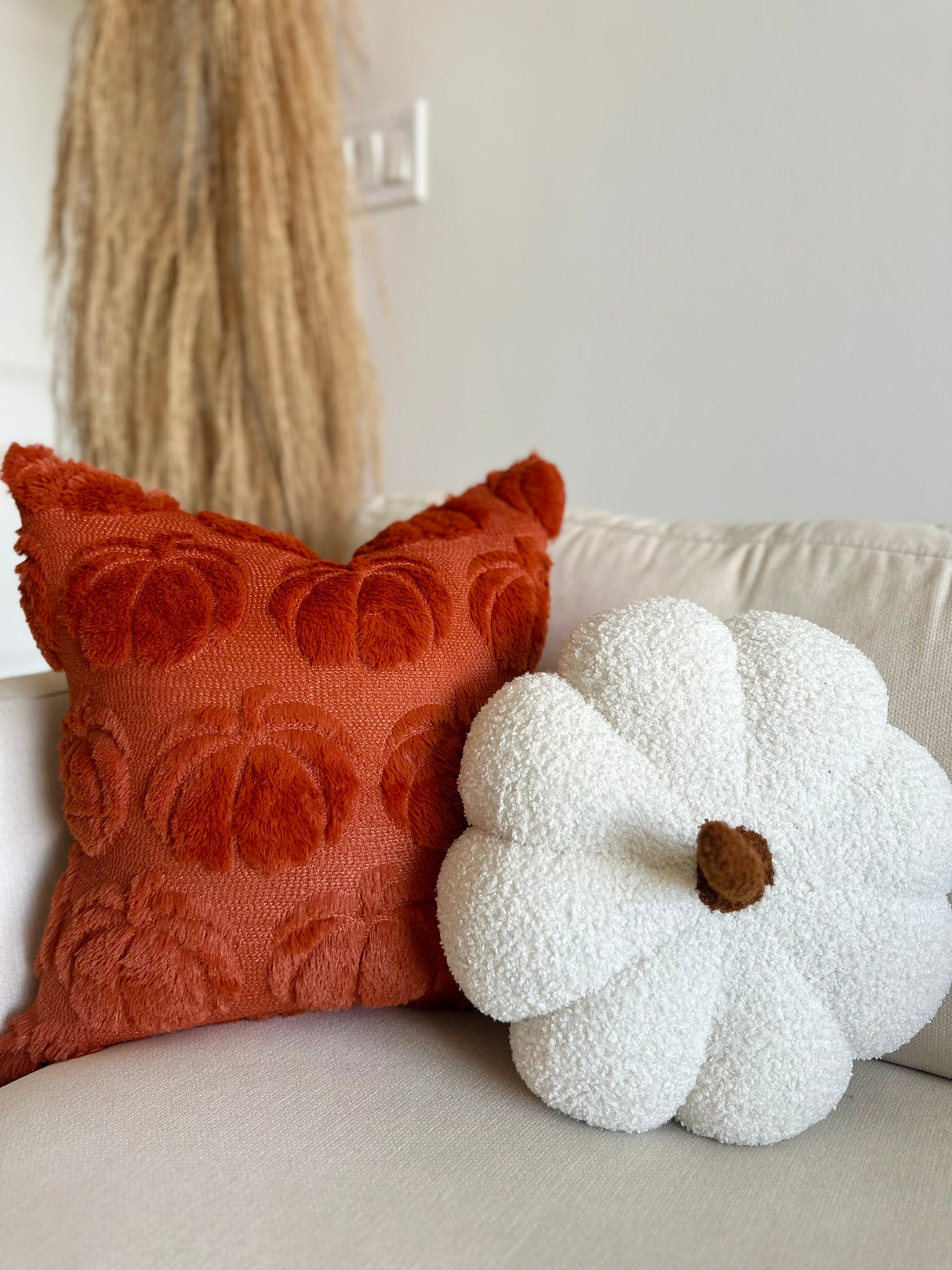 Dark Rust Pumpkin Pillow Cover-Parc Decor