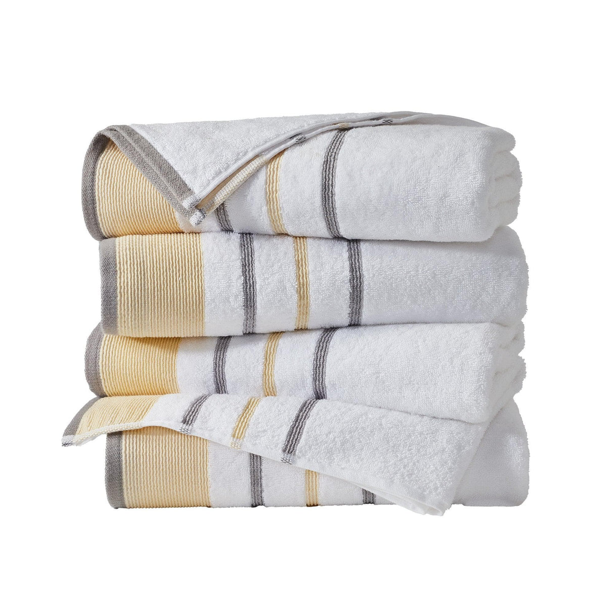Decorative Cotton Stripe Bath Towel Set – Noelle Collection-Parc Decor