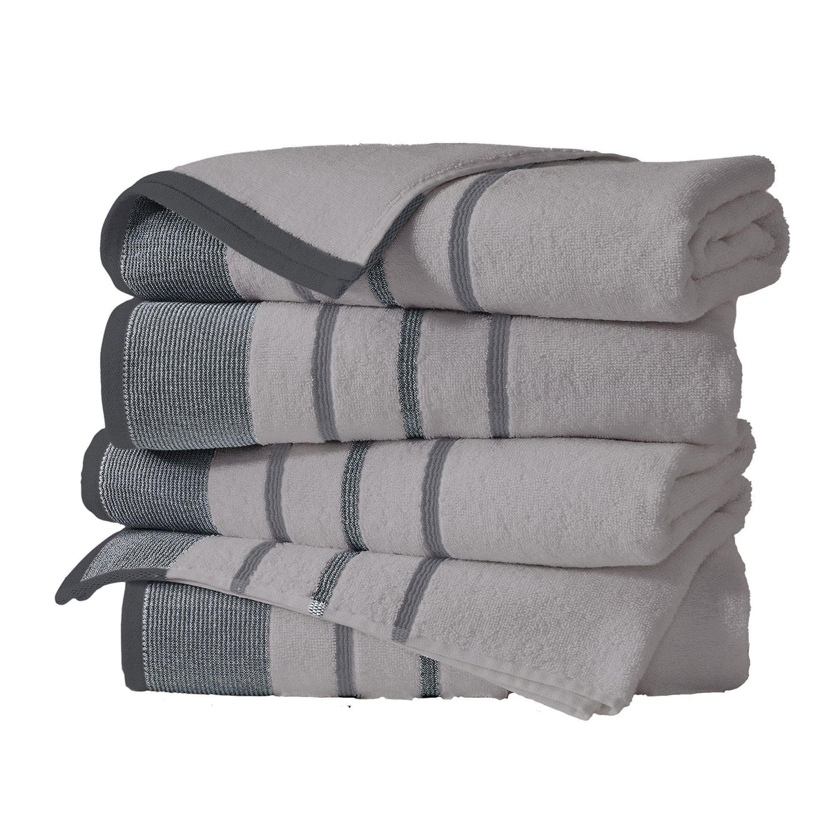 Decorative Cotton Stripe Bath Towel Set – Noelle Collection-Parc Decor