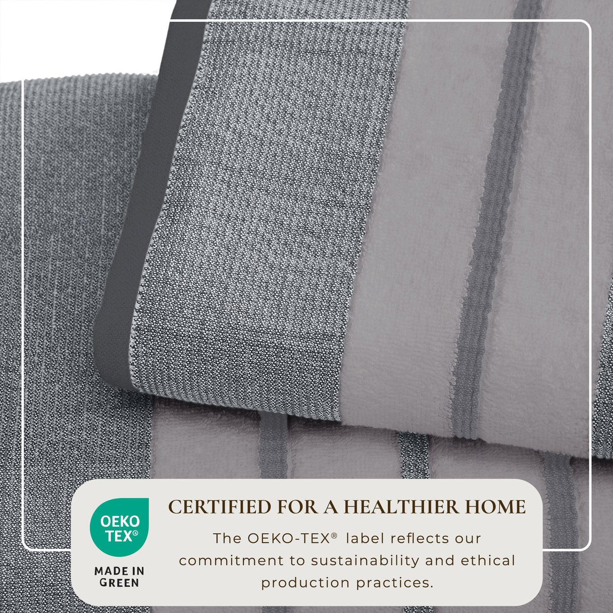 Decorative Cotton Stripe Bath Towel Set – Noelle Collection-Parc Decor