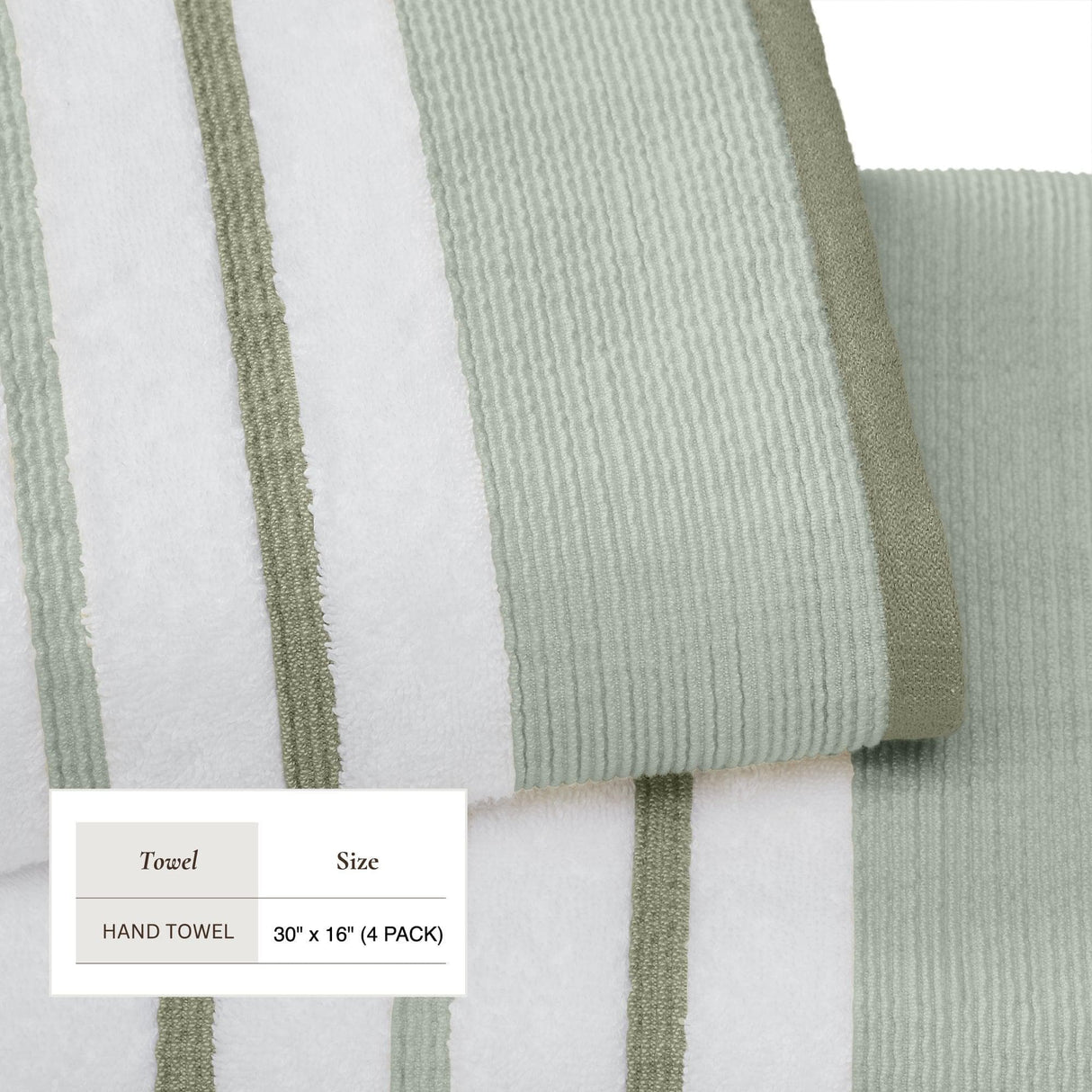 Decorative Cotton Stripe Bath Towel Set – Noelle Collection-Parc Decor