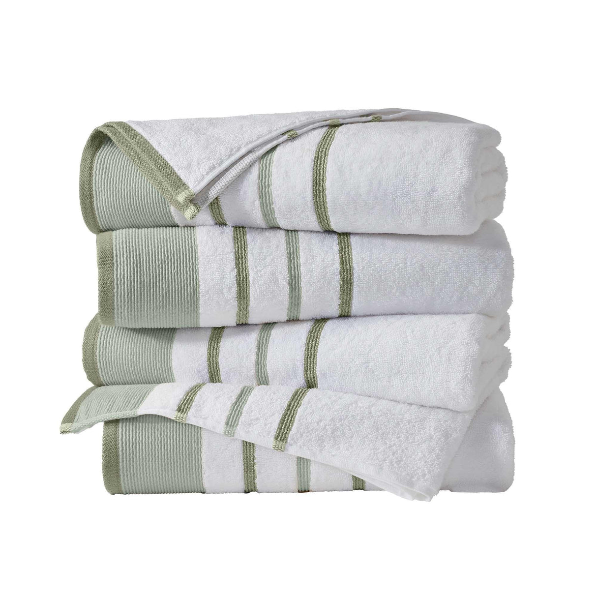 Decorative Cotton Stripe Bath Towel Set – Noelle Collection-Parc Decor