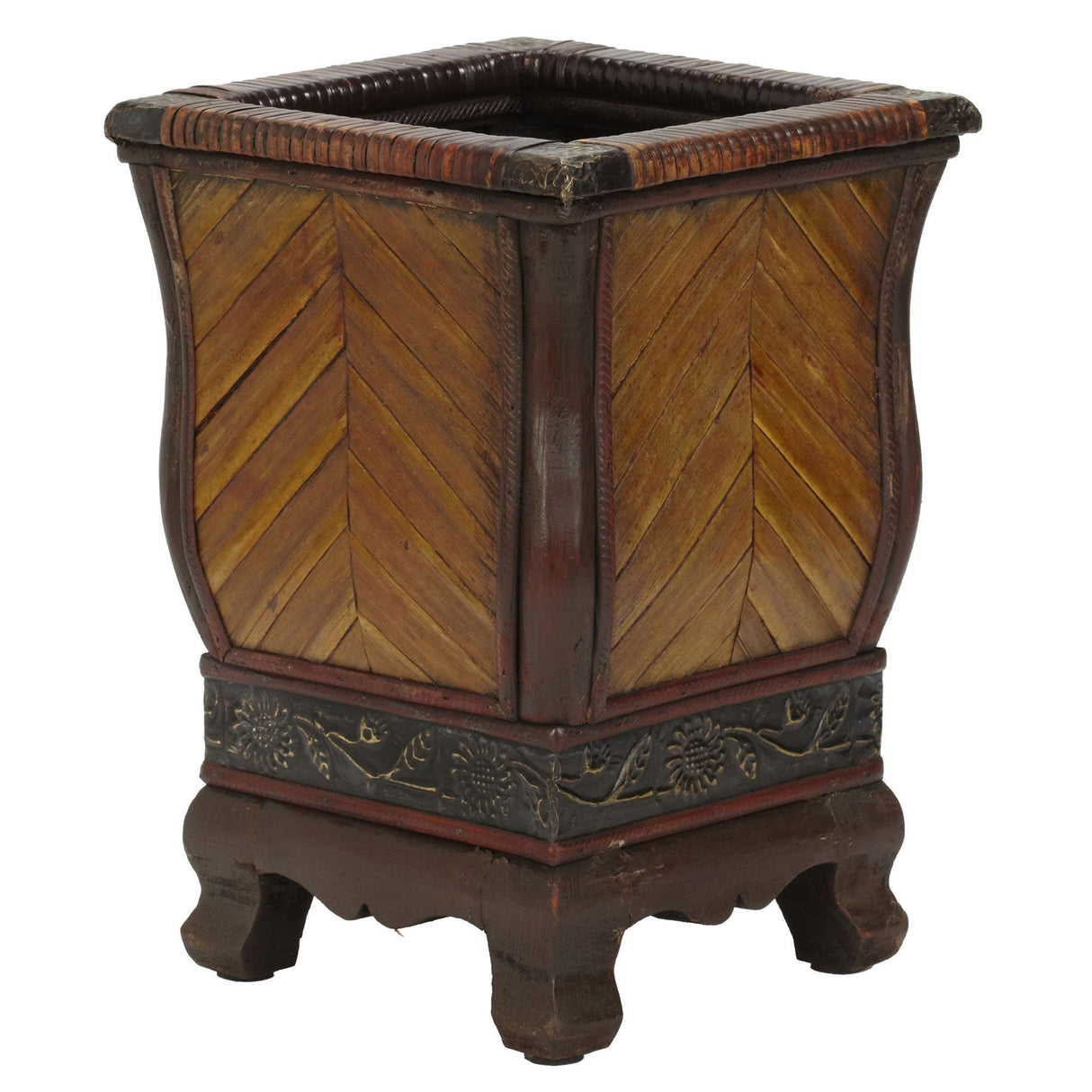 Decorative Wood Planters (Set of 2)-Parc Decor