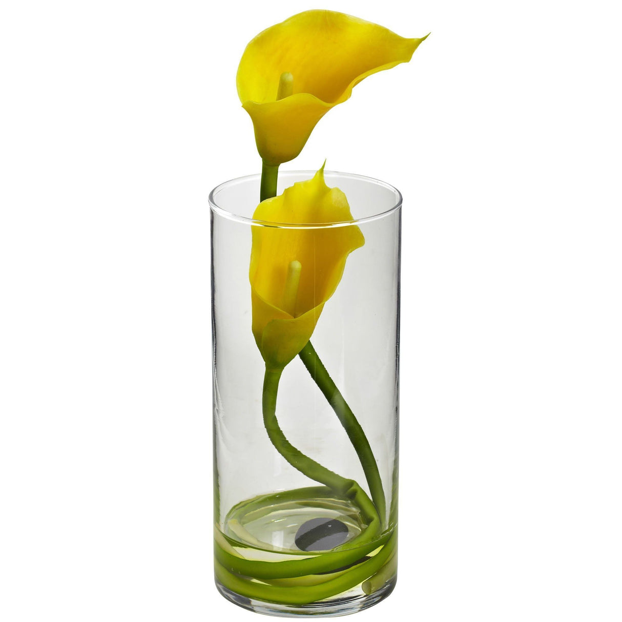 Double Calla Lily w/Cylinder (Set of 2)-Parc Decor
