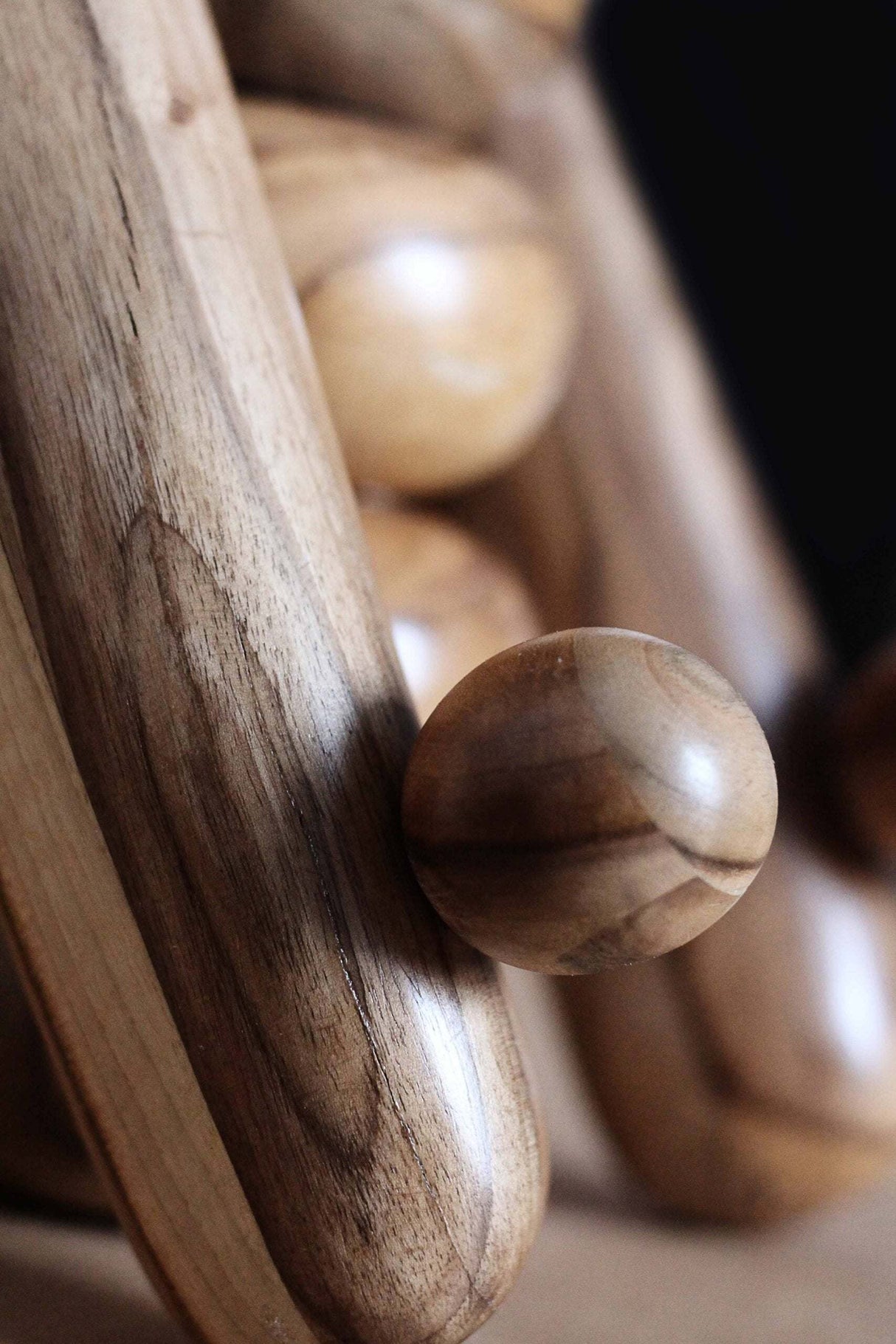 EARTH Totem - Wooden Sculpture-Parc Decor