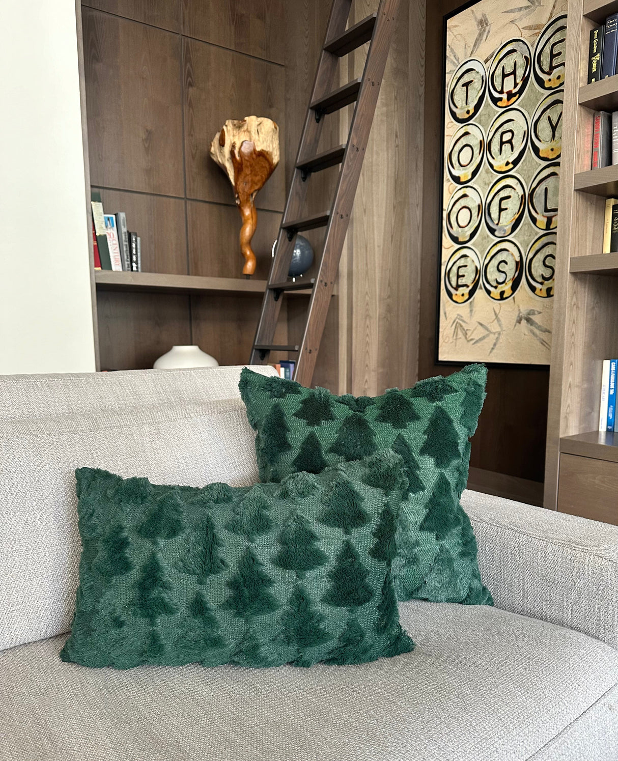 Evergreen Fraser Fir Pillow Cover-Parc Decor