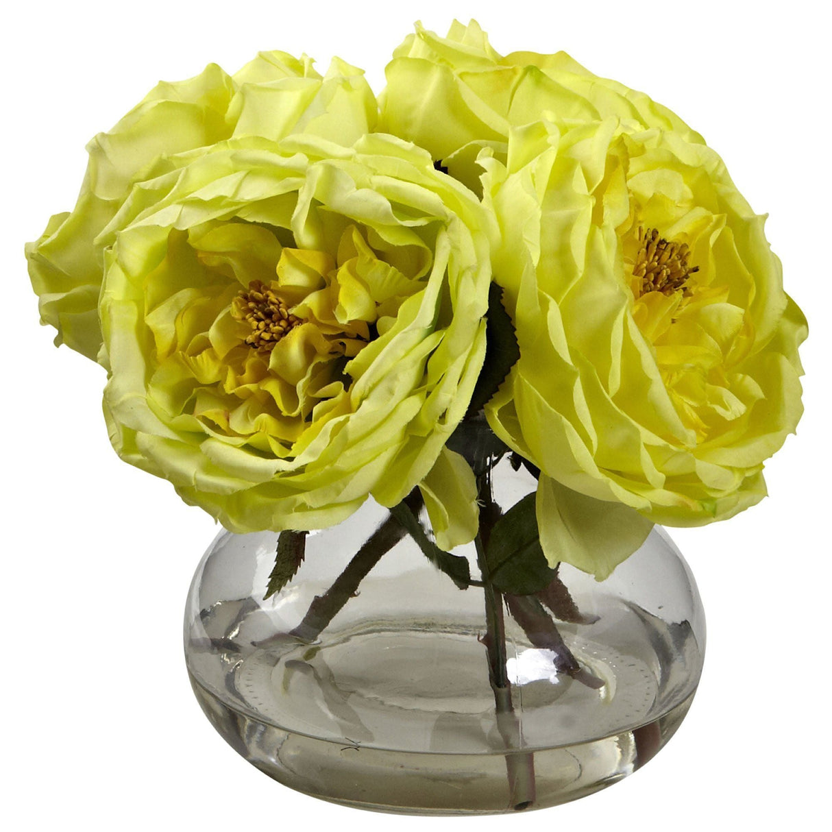 Fancy Rose w/Vase-Parc Decor