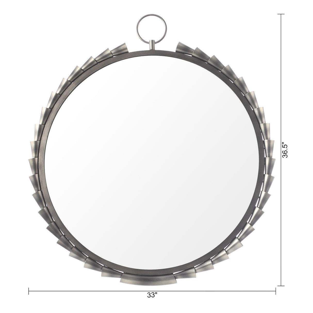 Grey Modern Classic Sunset Wall Mirror-Parc Decor