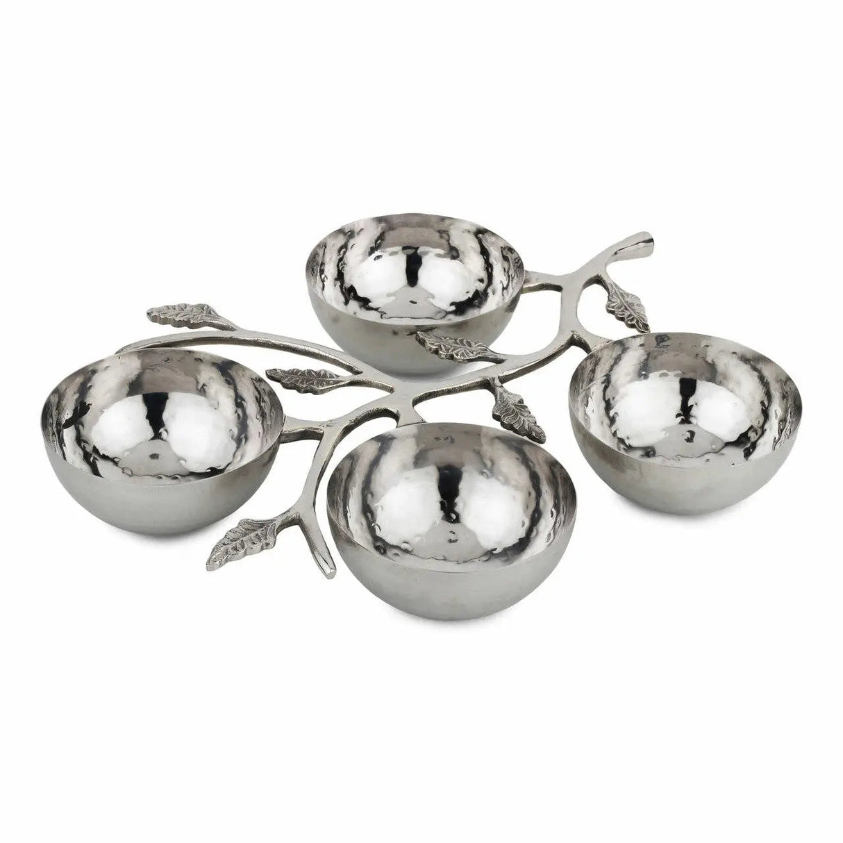 Hammered Leaf Nut Bowl-Parc Decor