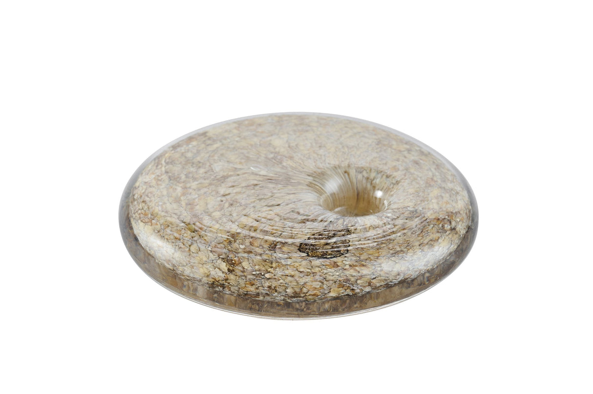 Hand Blown Glass Candle Holder-Parc Decor