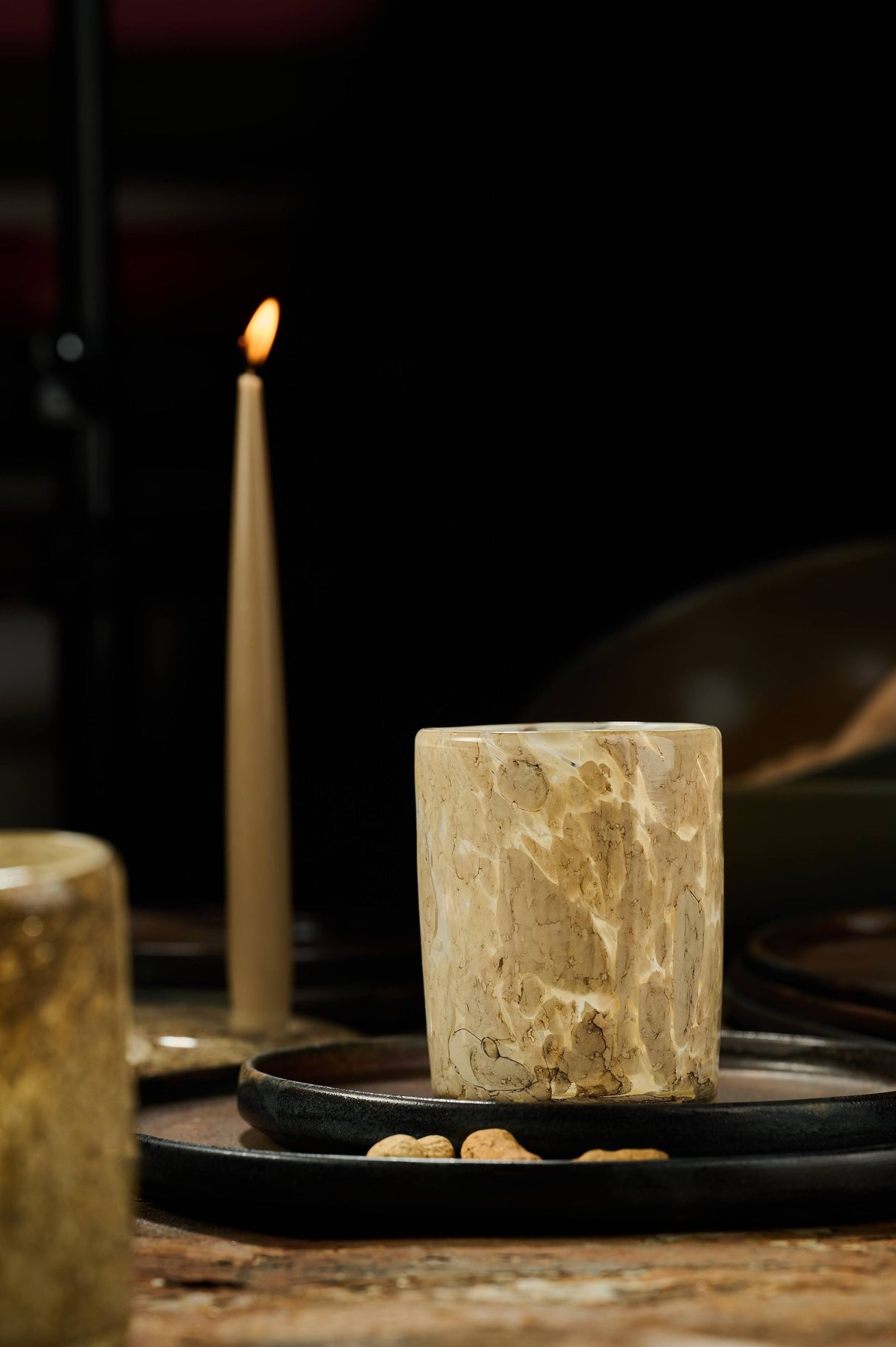 Hand Blown Glass Tumbler-Parc Decor