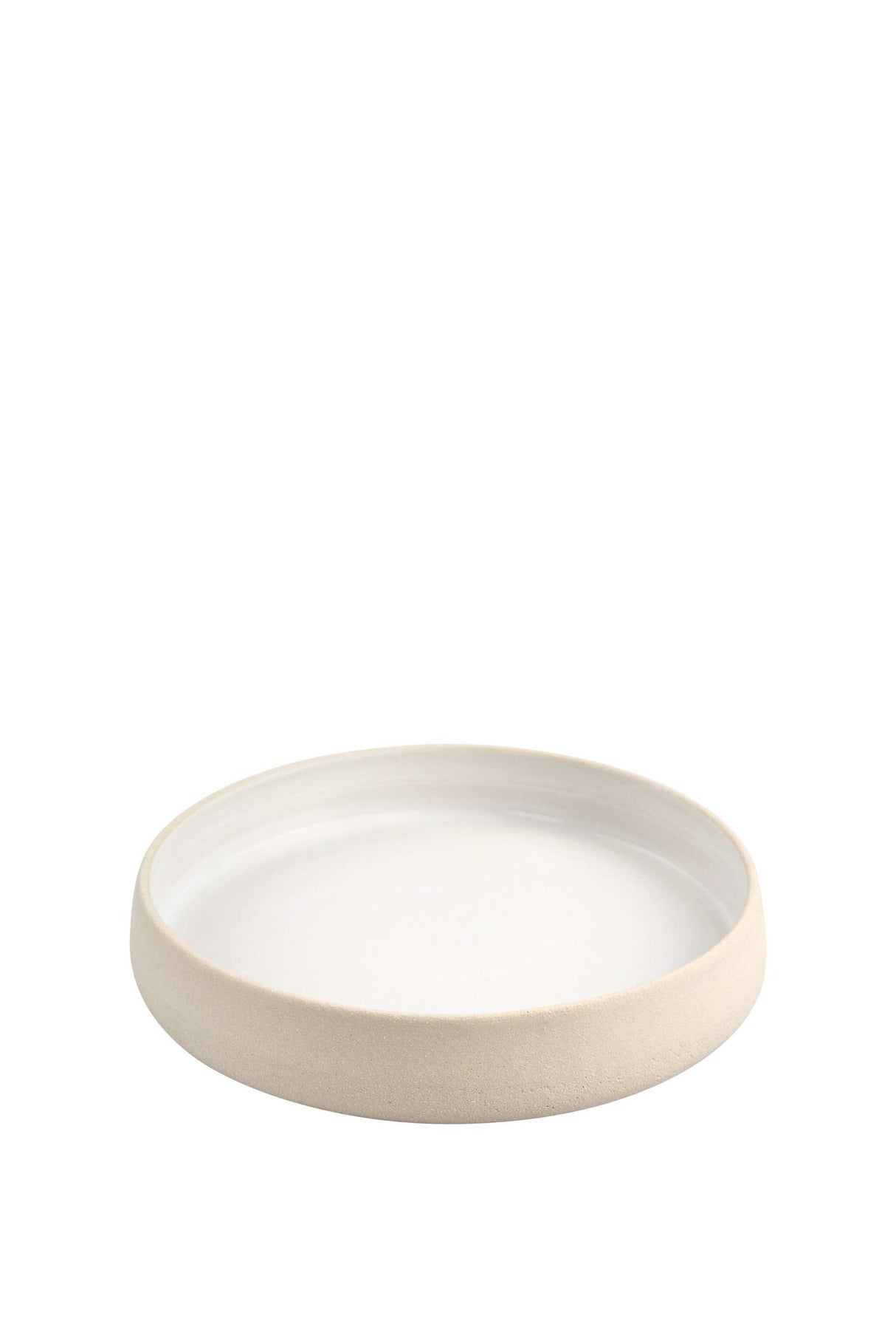 Handmade Stoneware Dinner Plates with High Sides-Parc Decor