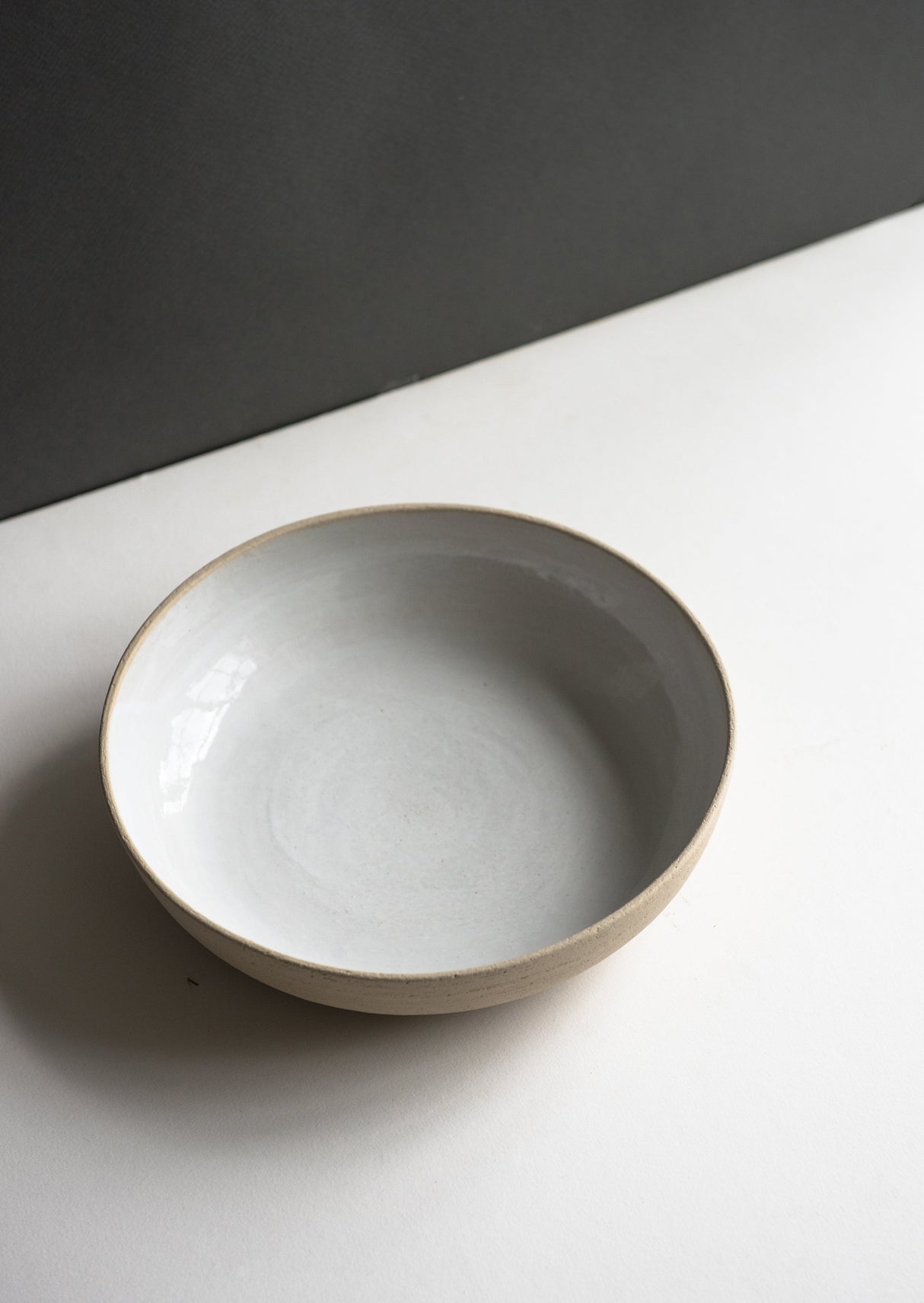 Handmade Stoneware Pasta Bowl-Parc Decor