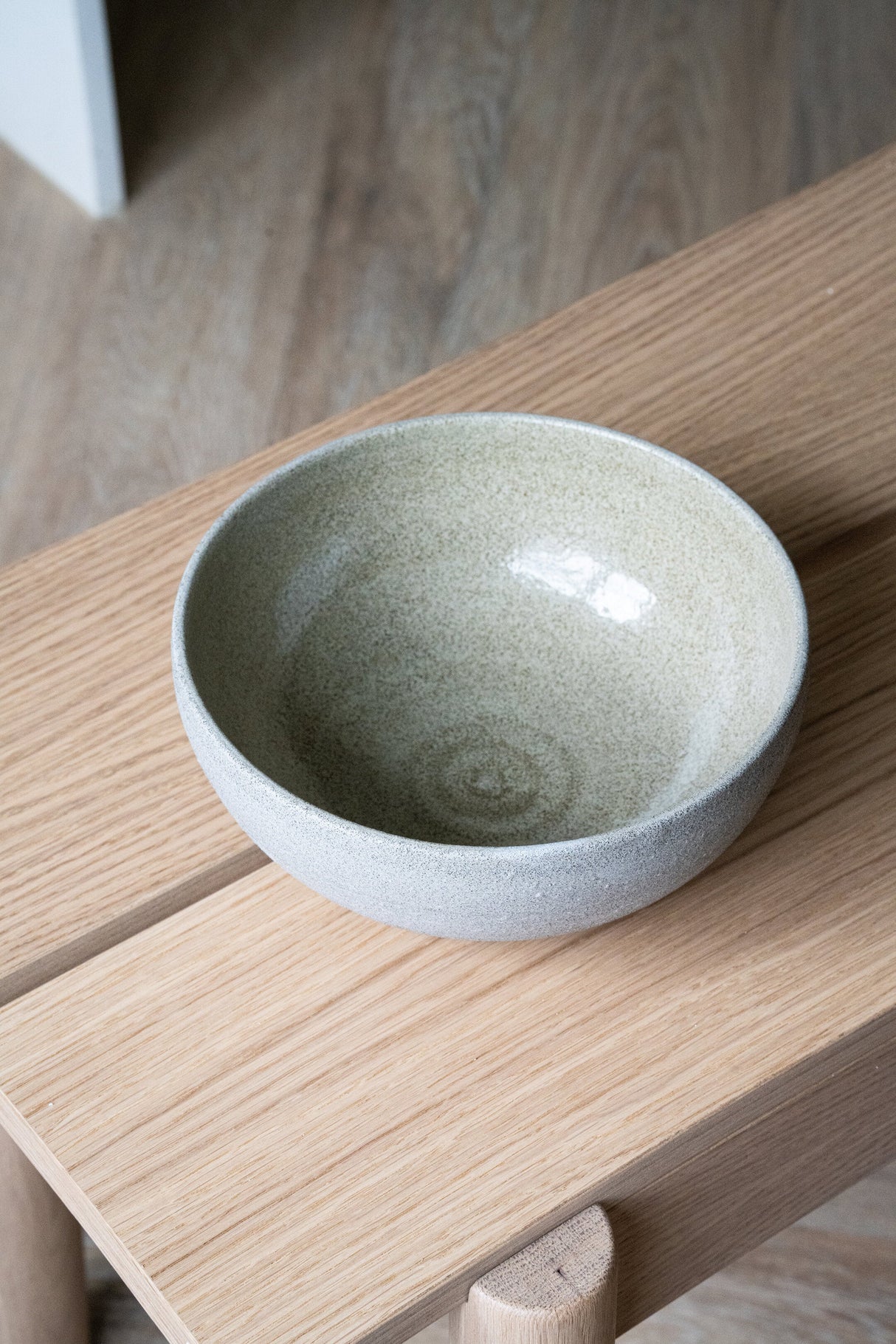 Handmade Stoneware Ramen Bowl "Concrete"-Parc Decor