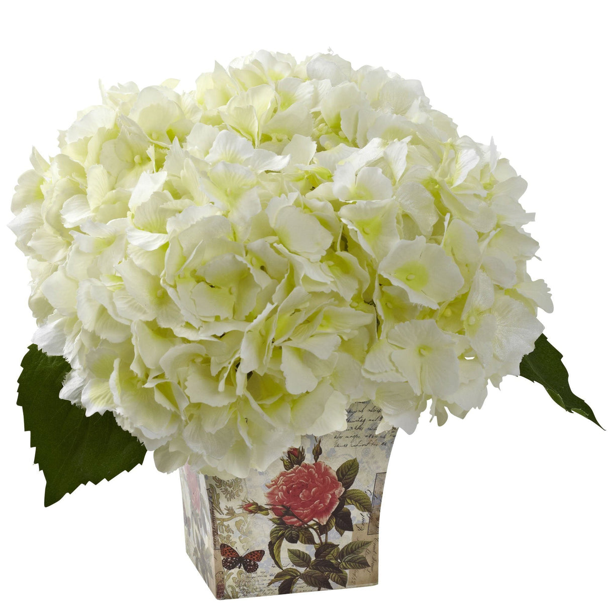 Hydrangea with Floral Planter-Parc Decor