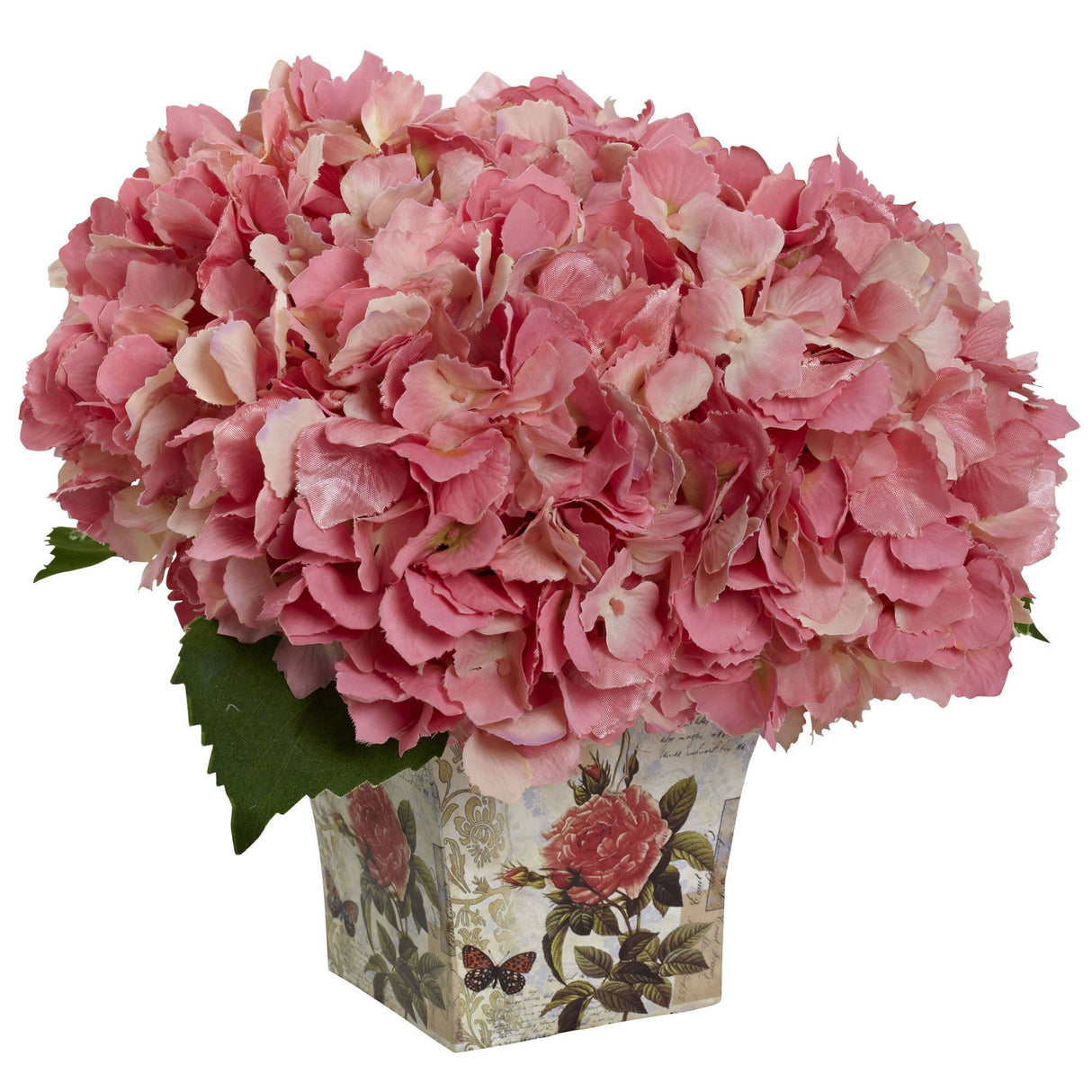 Hydrangea with Floral Planter-Parc Decor